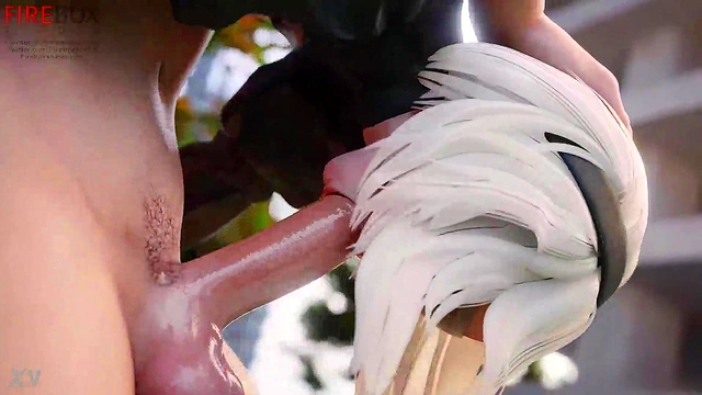 2B from Nier Engages in Steamy Outdoor 3D Hentai 69 Session