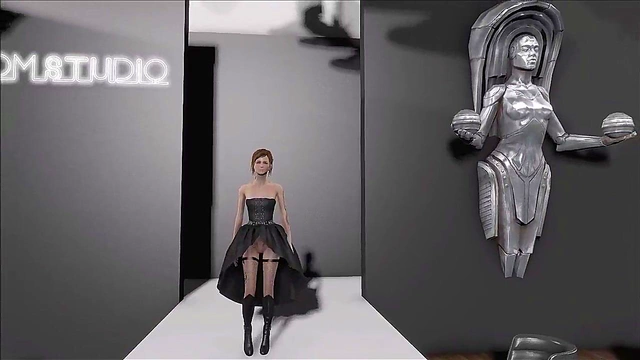 Sexy Brunette in Latex Dominates Fallout 4 Fashion With Anime Sex Appeal