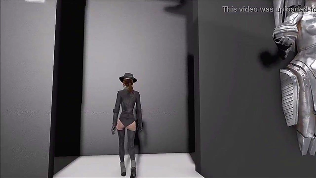 Sexy Brunette in Latex Dominates Fallout 4 Fashion With Anime Sex Appeal