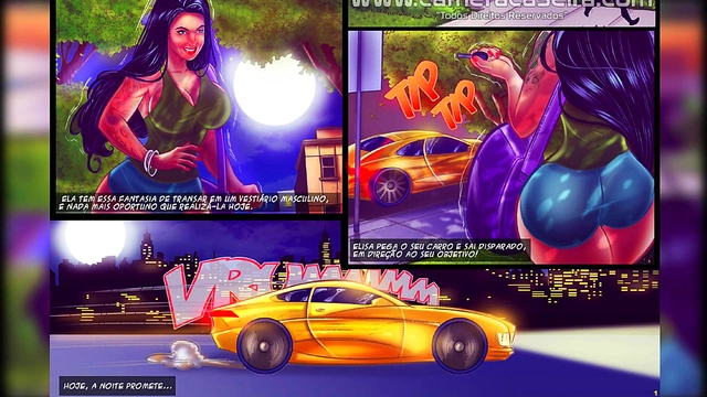 Elisa Sanches Seduces Her Personal Trainer At The Gym In Sexy Cartoon Porno