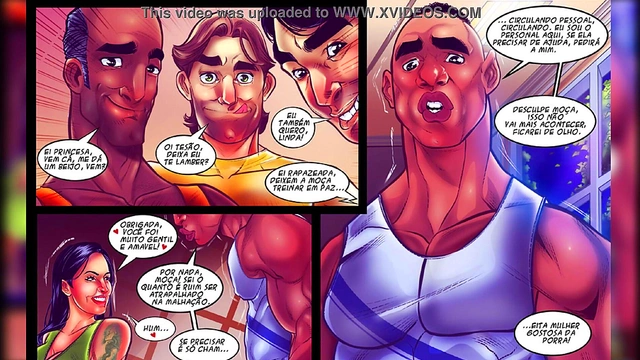 Elisa Sanches Seduces Her Personal Trainer At The Gym In Sexy Cartoon Porno