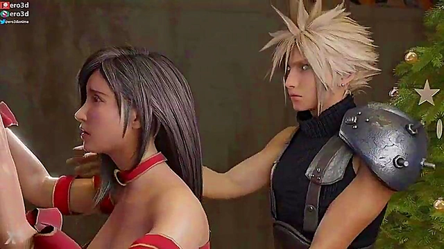 Tifa & Cloud's Xmas Hentai Adventure – Hardcore Sex & Doggy Style Fun
