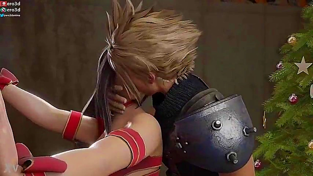 Tifa & Cloud's Xmas Hentai Adventure – Hardcore Sex & Doggy Style Fun