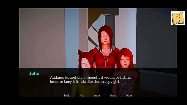 Redhead Teen With Big Tits And Ass Seduces Stepdad In Erotic Visual Novel Sex Game Walkthrough