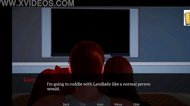 Redhead Teen With Big Tits And Ass Seduces Stepdad In Erotic Visual Novel Sex Game Walkthrough