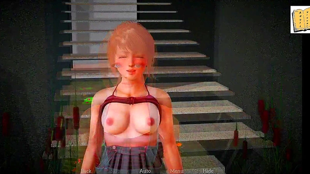 Redhead Teen With Big Tits And Ass Seduces Stepdad In Erotic Visual Novel Sex Game Walkthrough