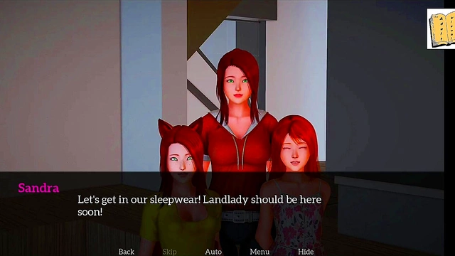 Redhead Teen With Big Tits And Ass Seduces Stepdad In Erotic Visual Novel Sex Game Walkthrough