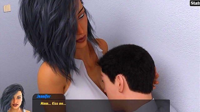 Horny Teen & MILF Enjoy Big-Cock Kinks in Life With Pleasure Hentai