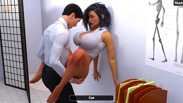 Horny Teen & MILF Enjoy Big-Cock Kinks in Life With Pleasure Hentai