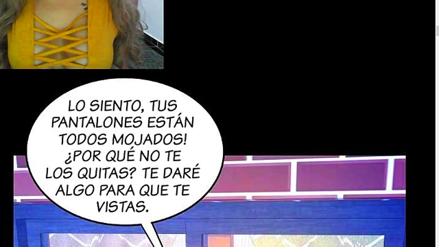 Step Aunt Seduction – Busty Anime Tia Reads Erotic Comic for Your Pleasure