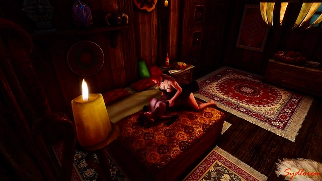 Big-Busted Futanari Makes Love To Female In Bed With Bedroom Squeaks & Passion