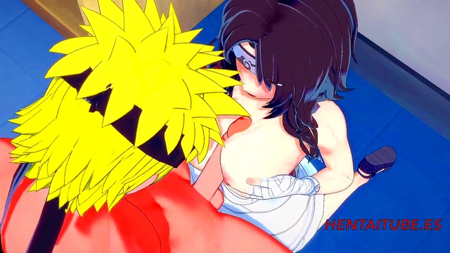 Kurenai Gets Dick From Naruto in 3D Anime Boobjob & Pussy Creampie