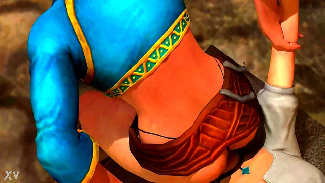 Zelda Smothers Linkle With Her Big Ass in Steamy 3D Anime Facesitting Scene