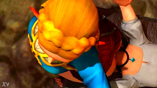 Zelda Smothers Linkle With Her Big Ass in Steamy 3D Anime Facesitting Scene