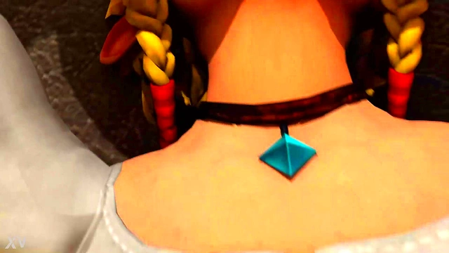 Zelda Smothers Linkle With Her Big Ass in Steamy 3D Anime Facesitting Scene