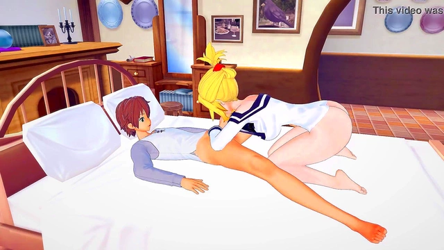 Luna Gives Kazuma A Steamy Surprise At Home In KonoSuba 3D Hentai