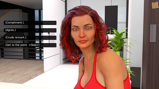 Big-Assed Cartoon Chick Seduces You In This Erotic 3D Visual Novel Sex Game Walkthrough