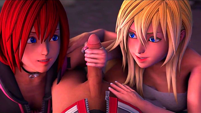 Hentai MasterDan’s 3D Kingdom Hearts Fantasy – Kairi & Namine Animated Sex Adventure