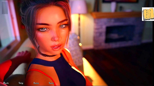 Big-Ass Brunette Takes Big Cock Missionary & Cowgirl In 3D Hentai Fantasy