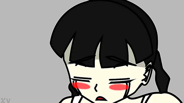 Horny Anime Chick possessed by Gross Worm Creature in Yoga Pants Volo Introsus Scene