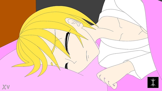 Hot Blonde possessed by Sexy Monster for Erotic Oral Delights in Anime Adventure