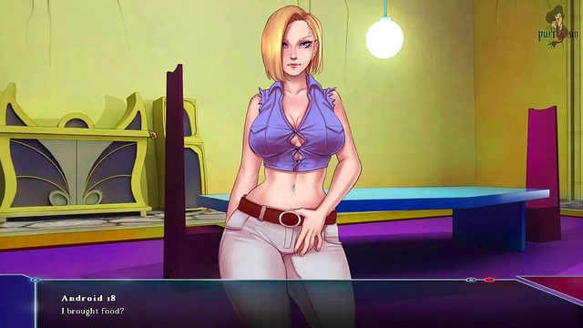 Bulma's Big Boobs & Ass Job Seduce Alien With Dragon Ball Z Tit-Job Action