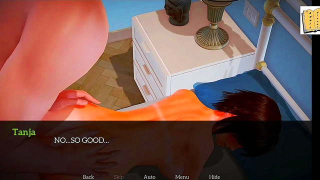Amateur Cartoon Couple Explore Erotic Desires in 3D Hentai Visual Novel Adventure