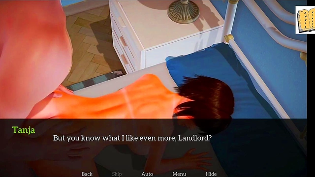 Amateur Cartoon Couple Explore Erotic Desires in 3D Hentai Visual Novel Adventure