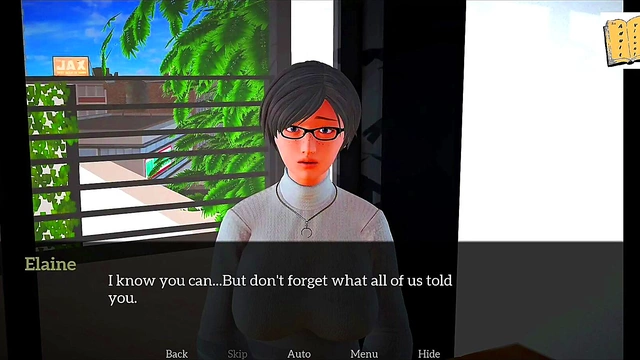 Amateur Cartoon Couple Explore Erotic Desires in 3D Hentai Visual Novel Adventure