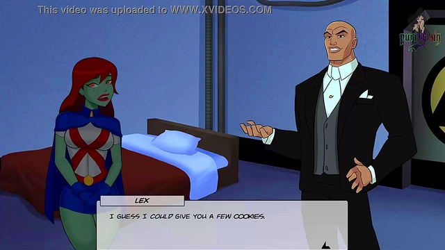 Miss Martian Rides Alien Dick in DC Comics Furry Cosplay Orgy