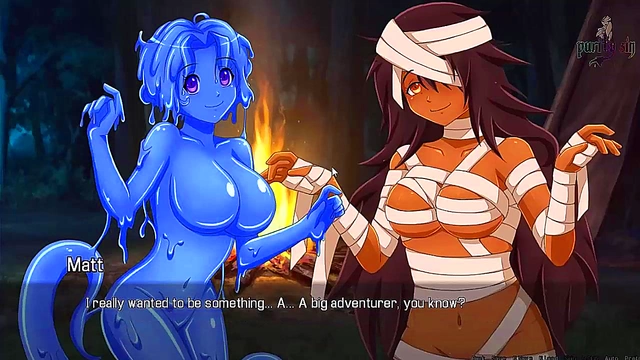 Brunette Slime Girl Dominates in BDSM Anime Adventure - Quest Failed Ch.1