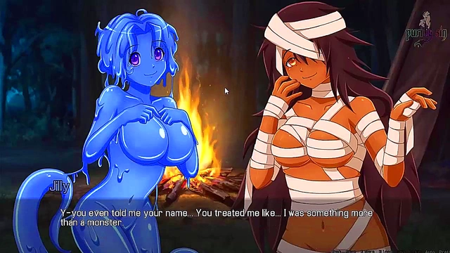Brunette Slime Girl Dominates in BDSM Anime Adventure - Quest Failed Ch.1