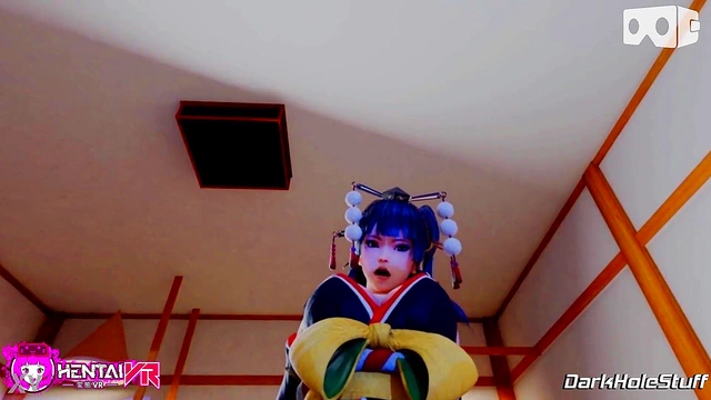 Nyotengu's Japanese Outfit Massage Ends With HotCowgirl Riding Action