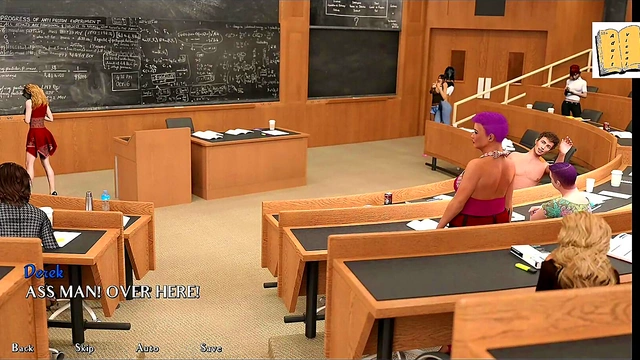 Blonde Teen Seduces In College - 3D Hentai Cartoon SexWalkthrough