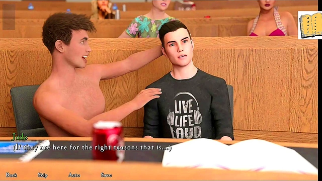 Blonde Teen Seduces In College - 3D Hentai Cartoon SexWalkthrough