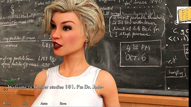 Blonde Teen Seduces In College - 3D Hentai Cartoon SexWalkthrough