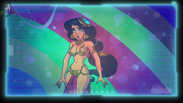 Sexy Anime Guide Lola Trains With Robot for Akabur's Genie Fantasy