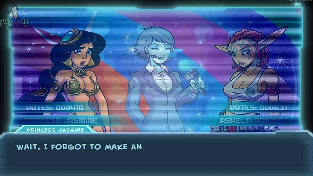 Sexy Anime Guide Lola Trains With Robot for Akabur's Genie Fantasy