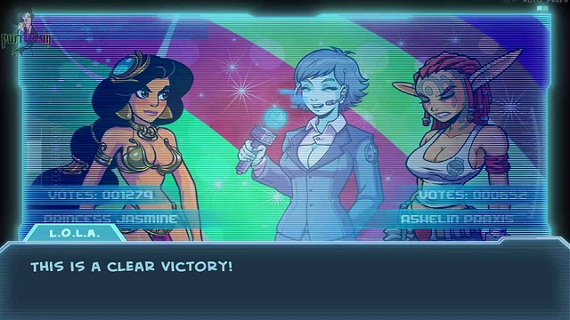 Sexy Anime Guide Lola Trains With Robot for Akabur's Genie Fantasy