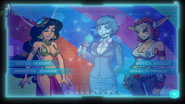 Sexy Anime Guide Lola Trains With Robot for Akabur's Genie Fantasy