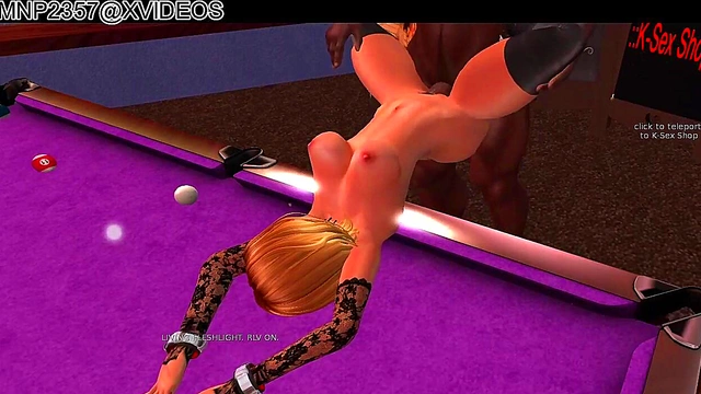 Blonde 3D Hentai Slut Gets Fucked By Massive BBC In Public For Objectifying Fun