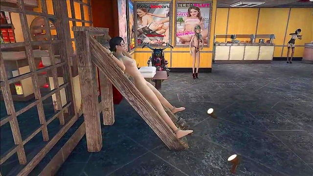 Sexy Fallout 4 Prostitutes in Lingerie Get Fucked by Anime Machines