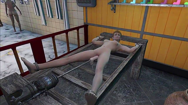 Sexy Fallout 4 Prostitutes in Lingerie Get Fucked by Anime Machines