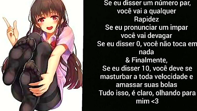 Cute Hentai JOI Session With Seductive Anime Babe