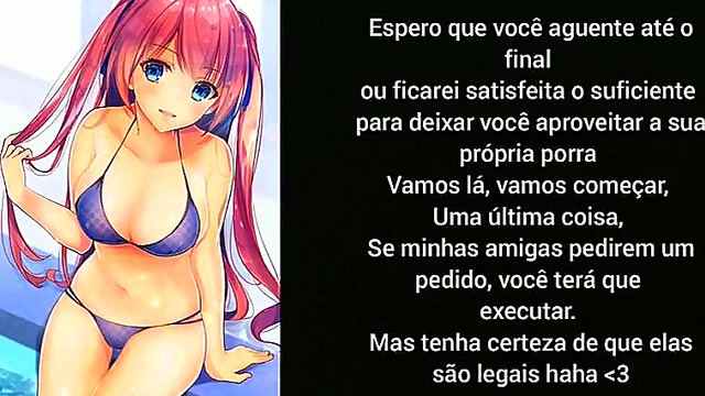 Cute Hentai JOI Session With Seductive Anime Babe