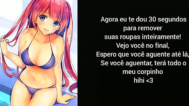 Cute Hentai JOI Session With Seductive Anime Babe