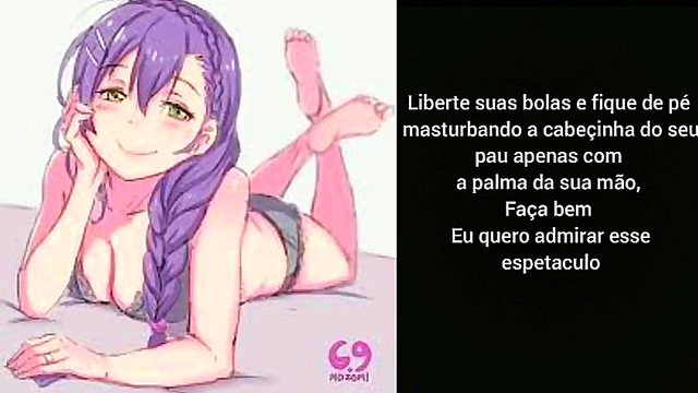 Cute Hentai JOI Session With Seductive Anime Babe