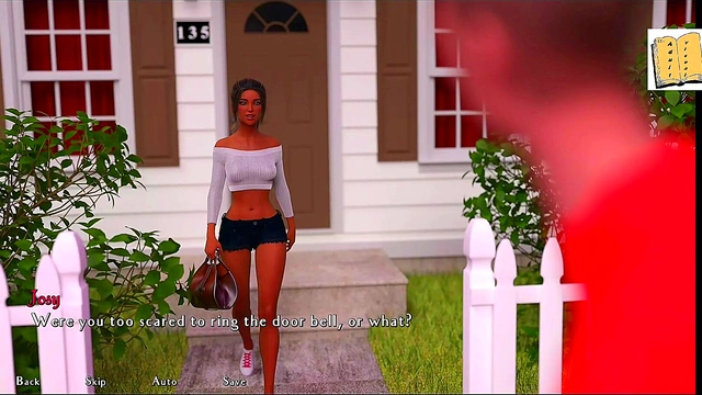 Teen Brunette With Big Tits Rides Dick In Kinky 3D Hentai Gameplay