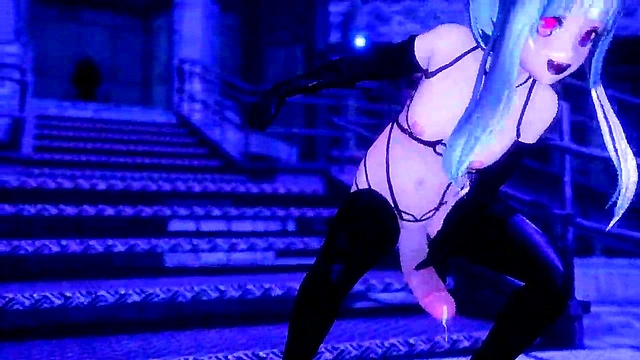 Horny Futanari Babe With Ahegao Face Rides Dick In MMD Hentai Scene