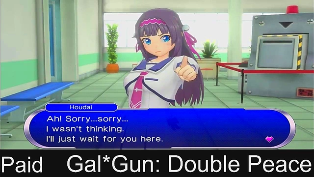 Horny Anime Girls from Gal*Gun Get Shot Full of Cum in Steamy Action